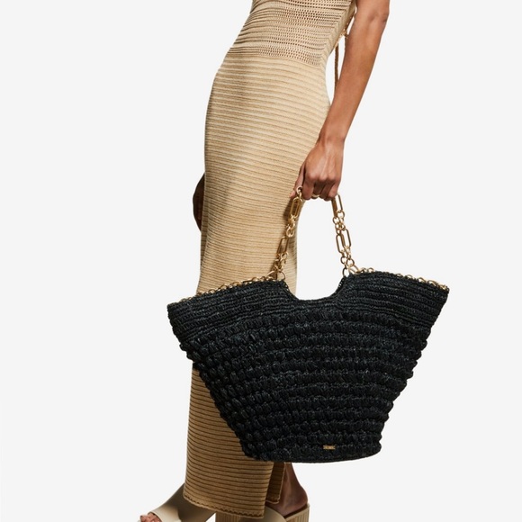 Cult Gaia Samira Straw Tote - Picture 8 of 12